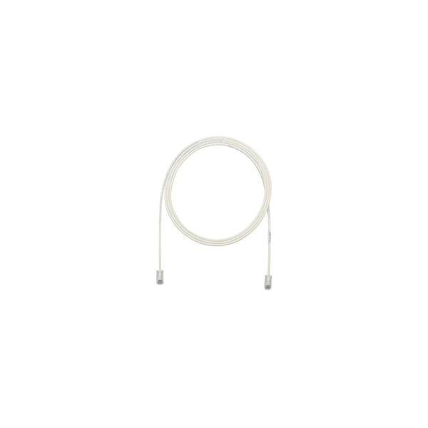 Panduit CBL ASSY MOD 23-4PR STRANDED, CAT6A IP10 T568A/B GREY 48FT, UTP6A48GY